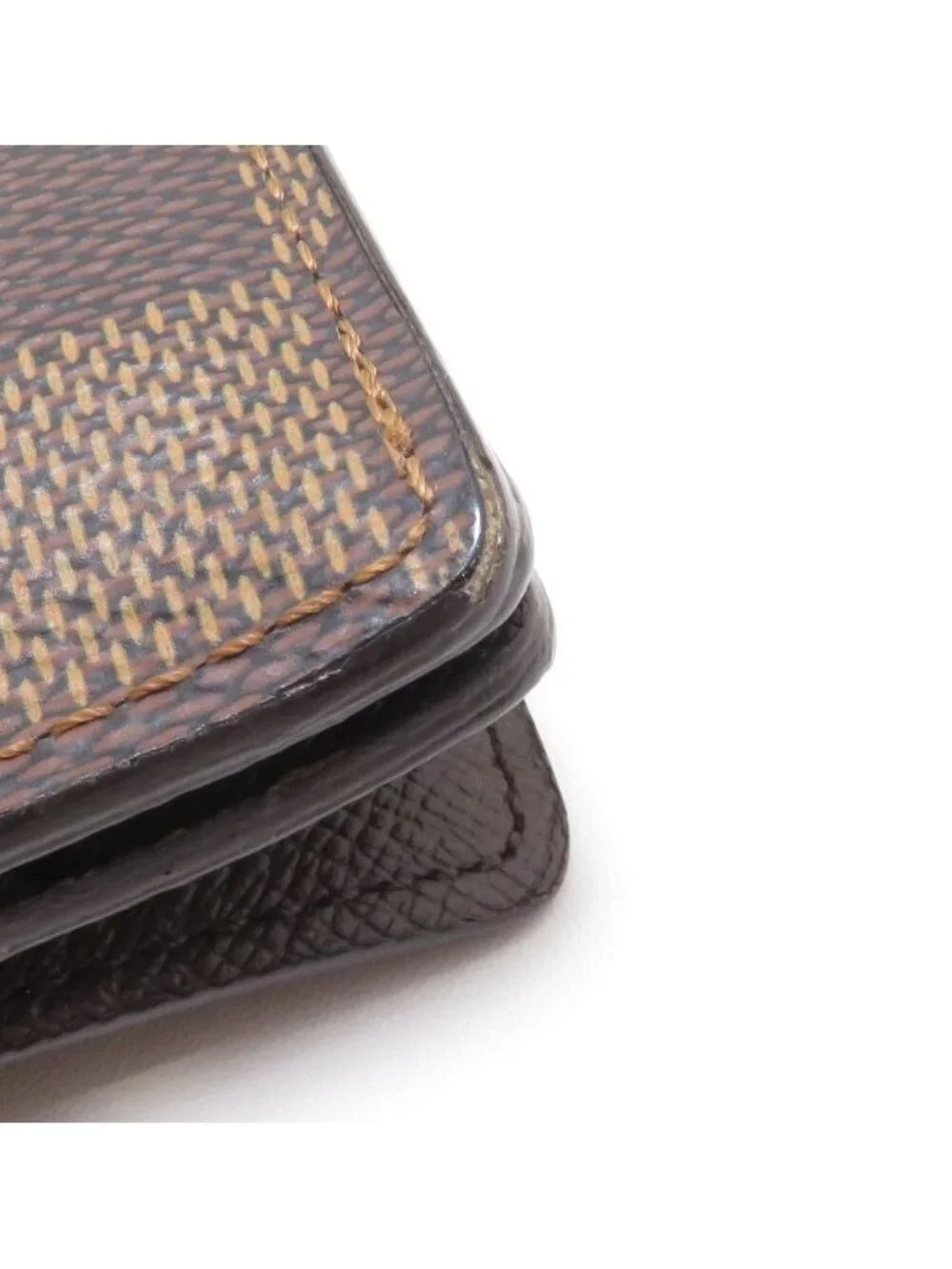 Louis Vuitton Portefeuille Accordeon Damier Wallet Canvas Brown